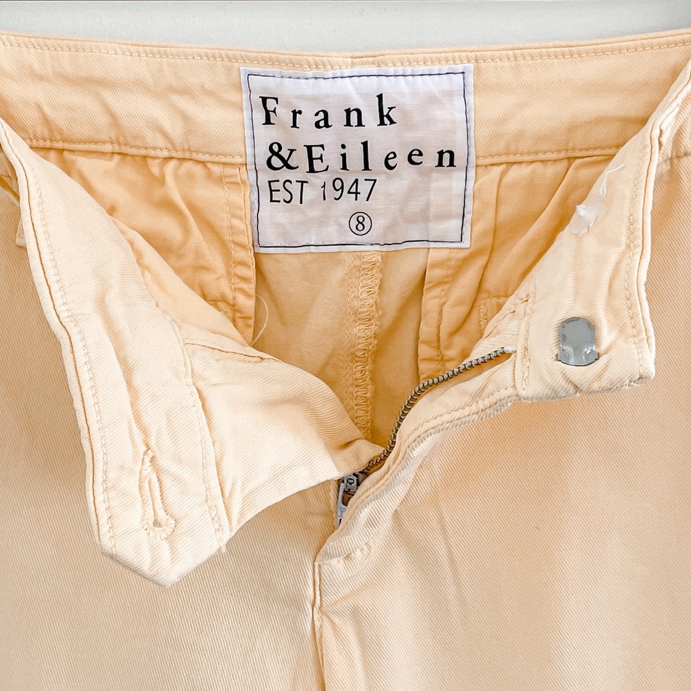 Frank & Eileen Wicklow Italian Performance Twill Chino Pants Yellow 8 - Picture 5 of 9